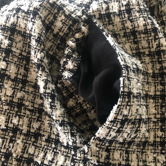 2xHP🎉NWT ELIZA J Black & White Tweed Dress - Picture 8 of 13